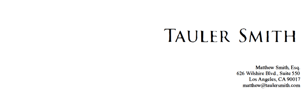 Tauler Smith Pen Trap Privacy Lawyers